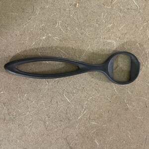 Black Ergonomic Handle Bottle Opener